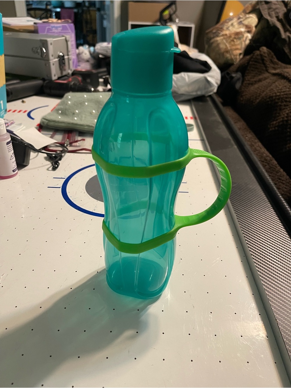 Tupperware Plastic Water Bottle with Removable Handle